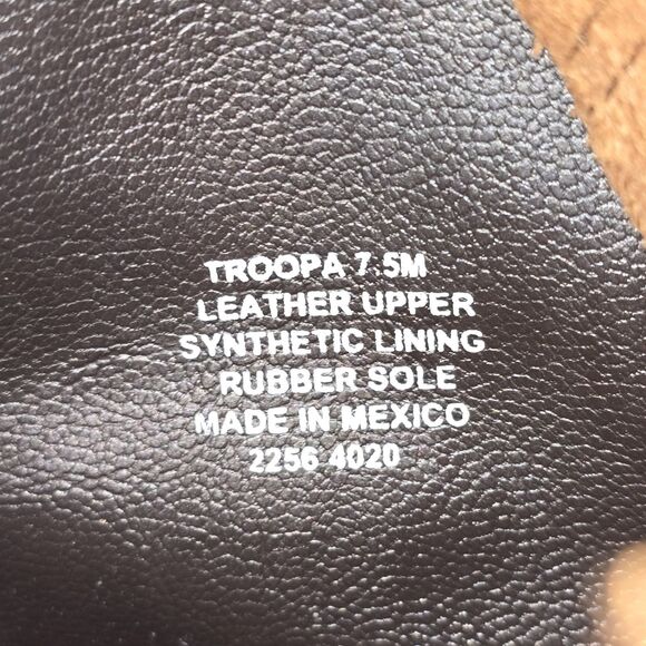 Steve Madden Troopa Women's Size 7.5 Brown Leather Lace Up Zip Boots (2256) NEW - Picture 9 of 9